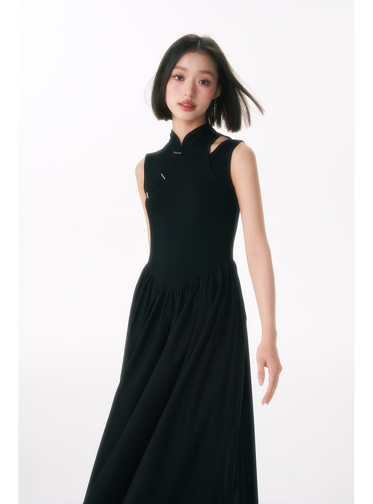 Long Length Sleeveless China formal dress