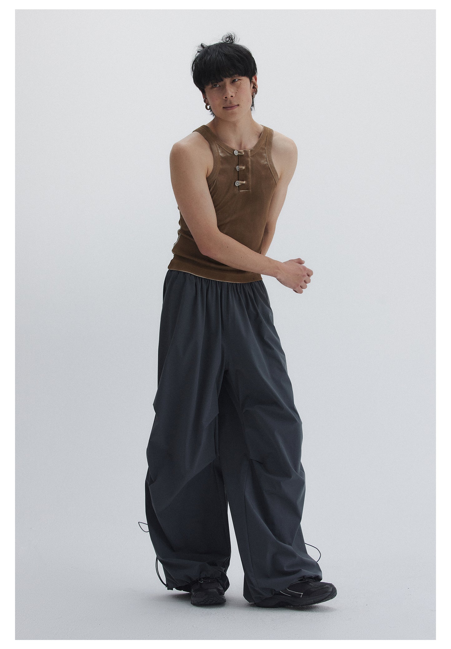 casual waterproof parachute pants