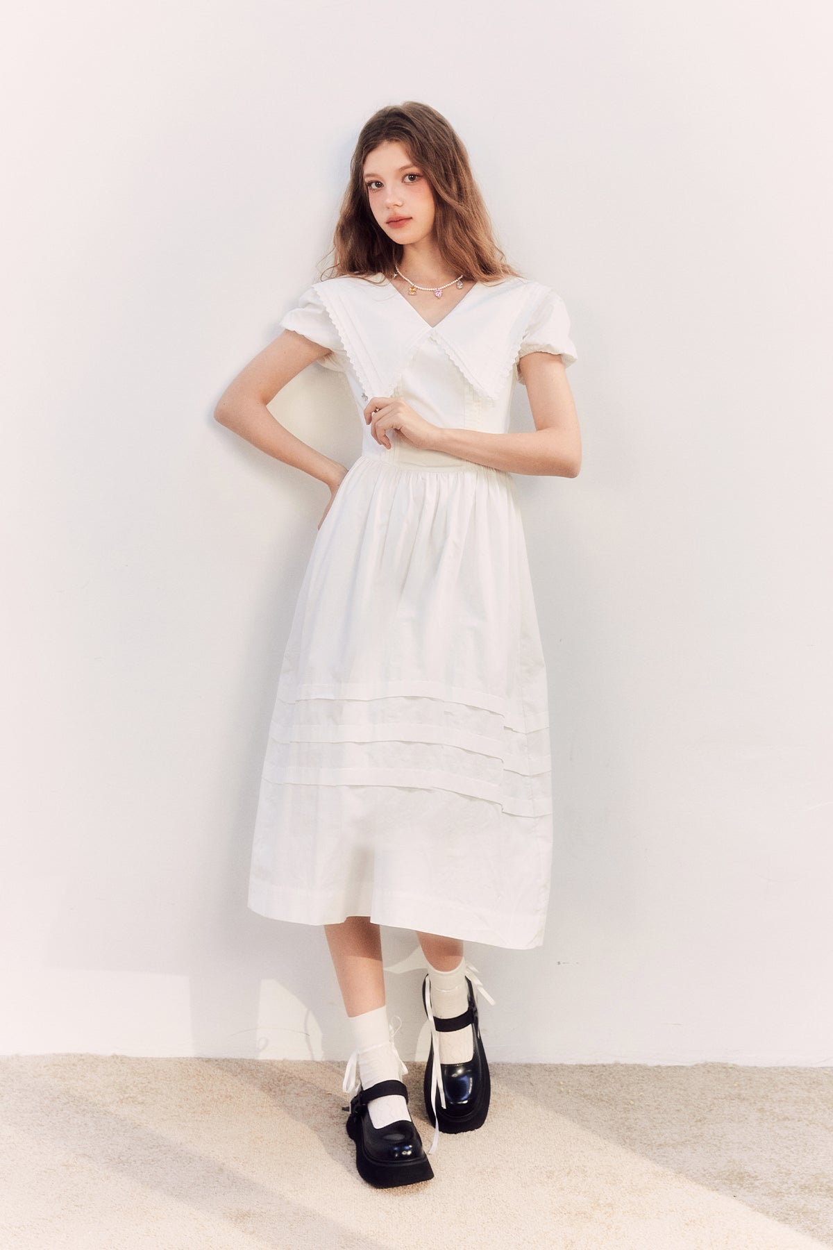 French White Label Waist Dress