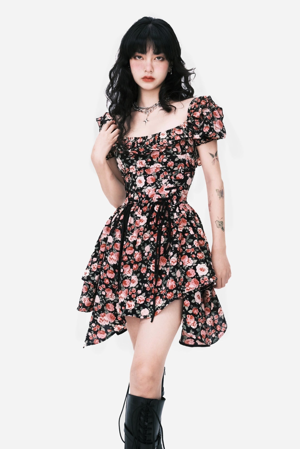 Rose Lace One-piece