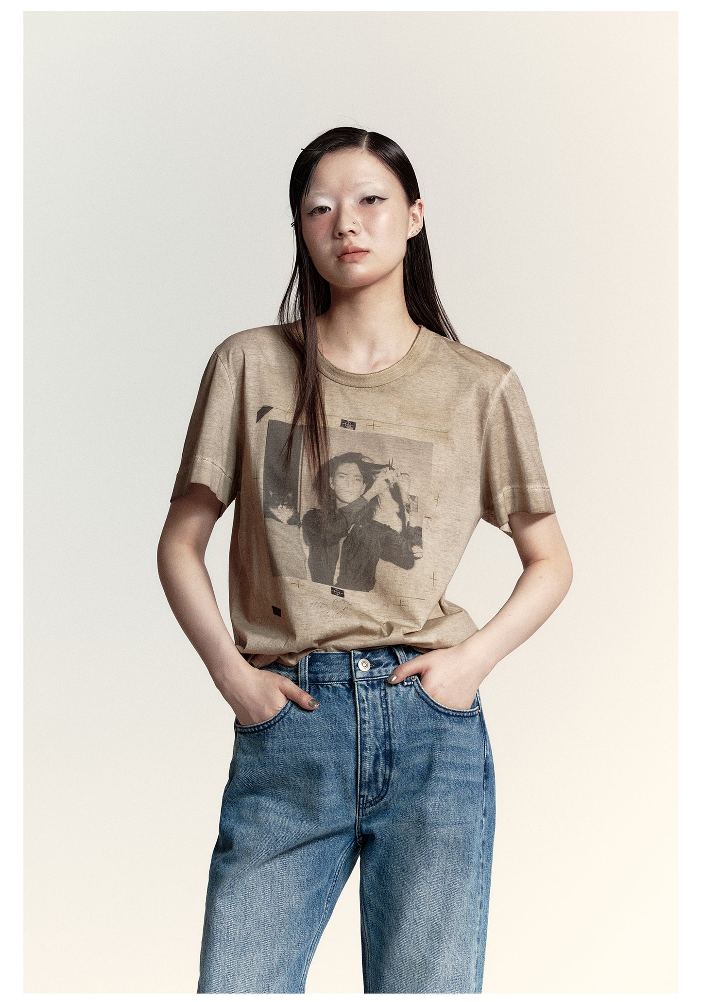 Cotton Portrait T-Shirt