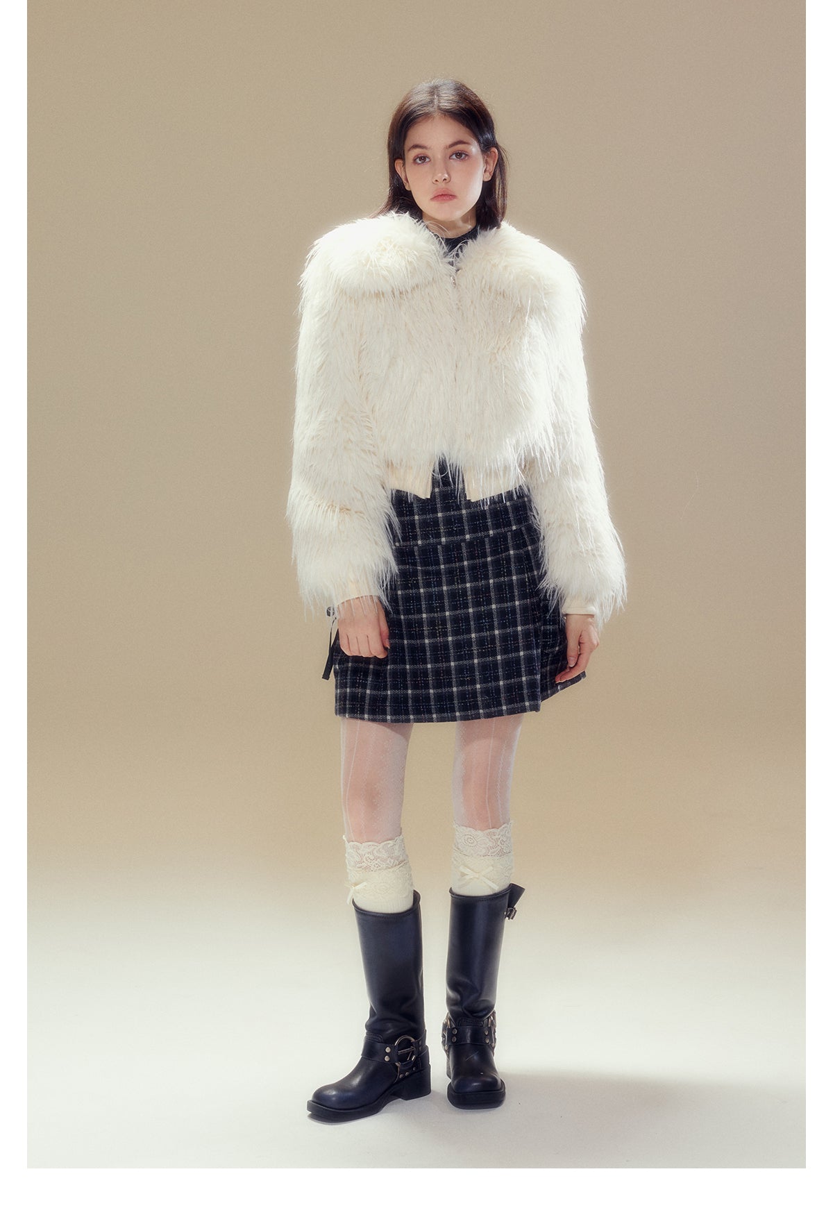 Short Length Reversible Fur Jacket