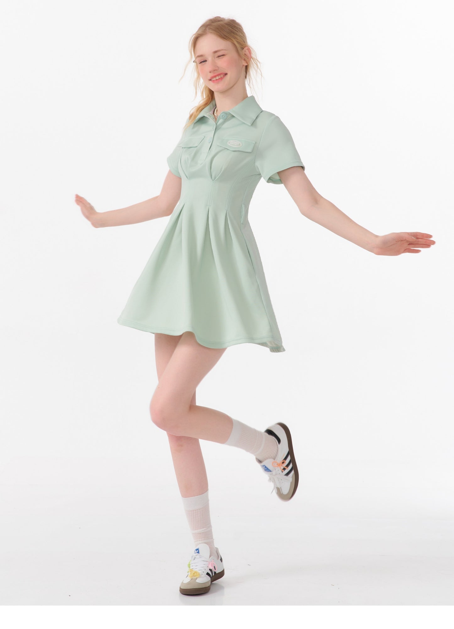 American Retro College Style Dress