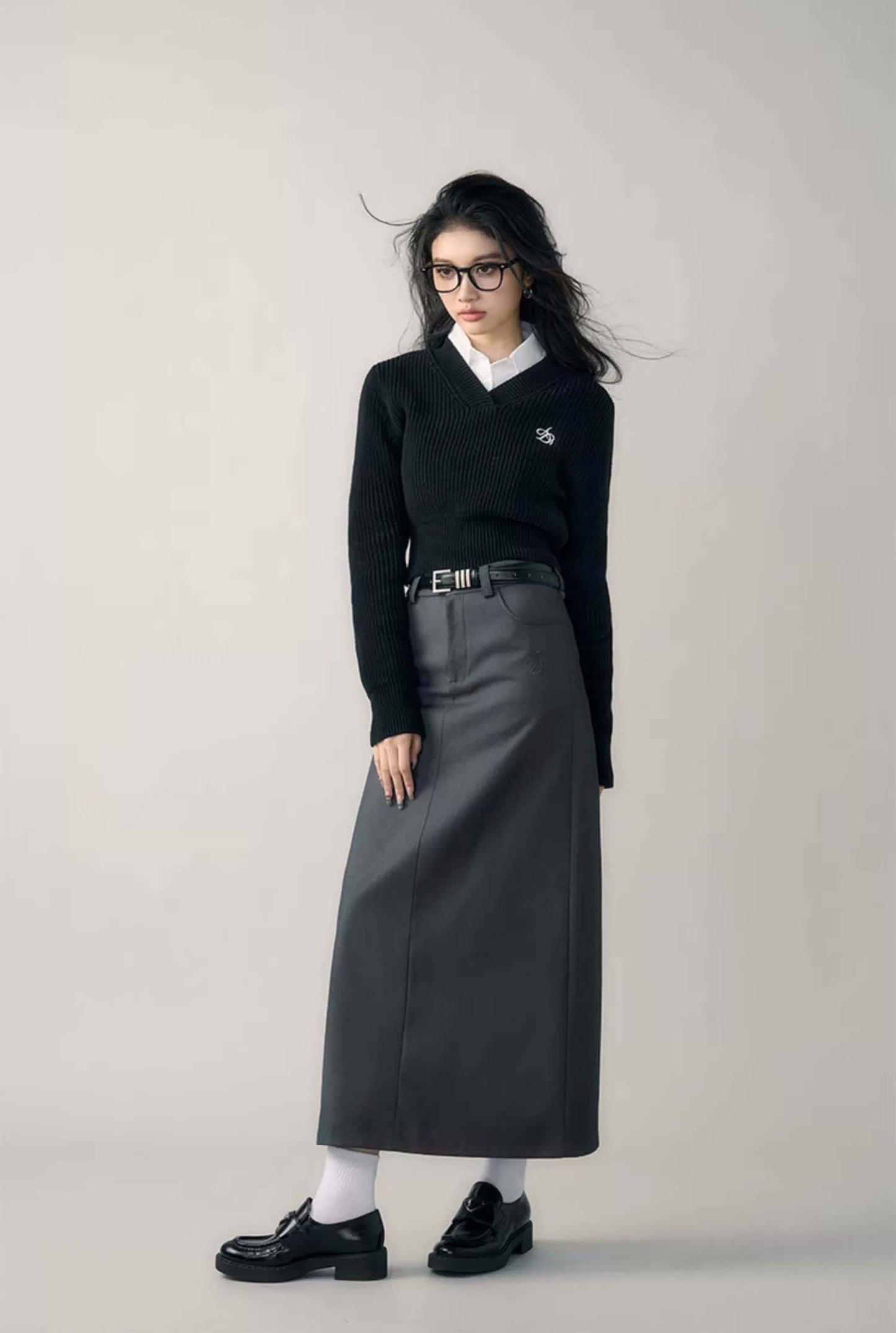 A-Line Long Skirt