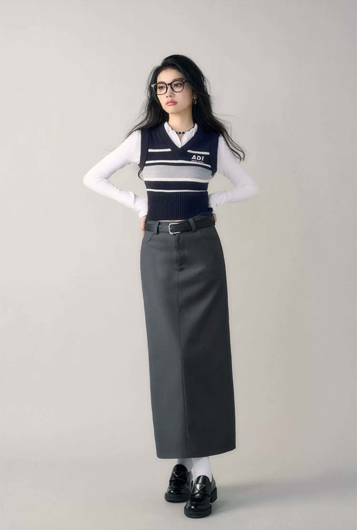 A-Line Long Skirt