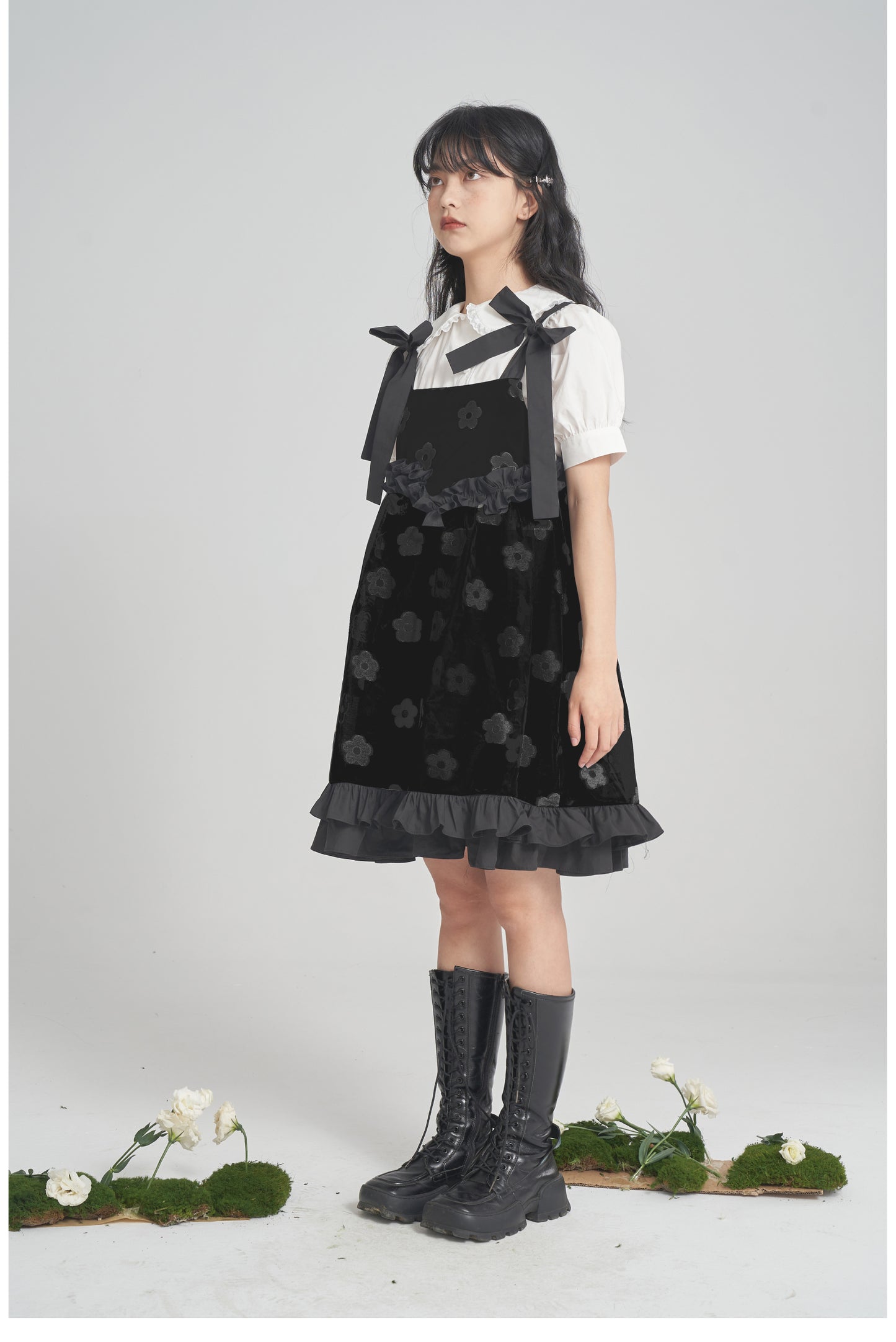 Sweet Design Suspender Dress