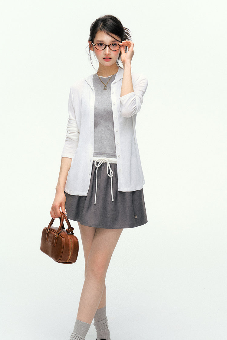 College Style A-Line Skirt