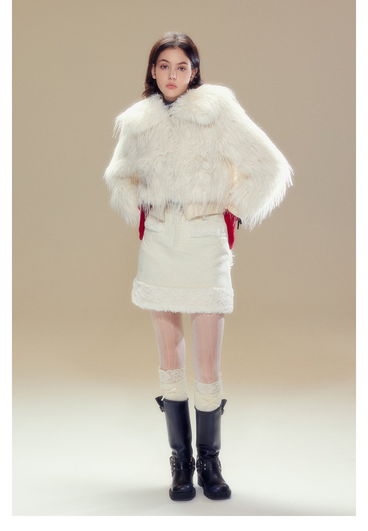 Short Length Reversible Fur Jacket