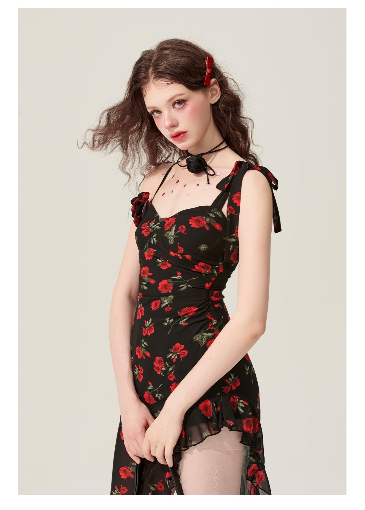 Floral Frill Dress