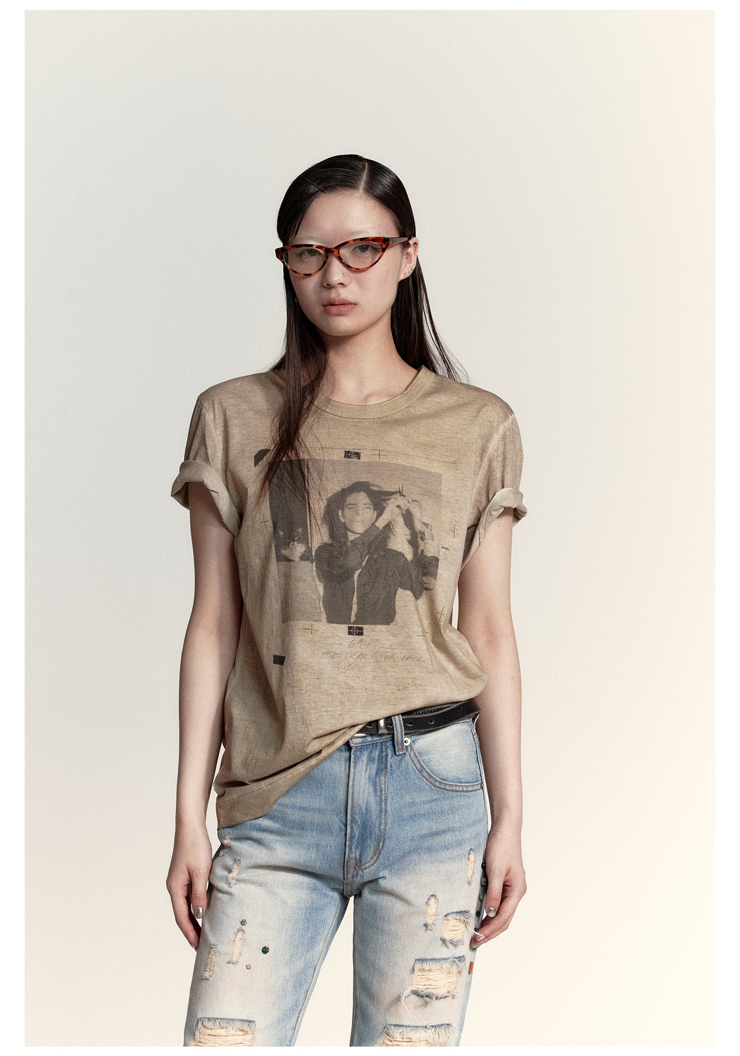 Cotton Portrait T-Shirt