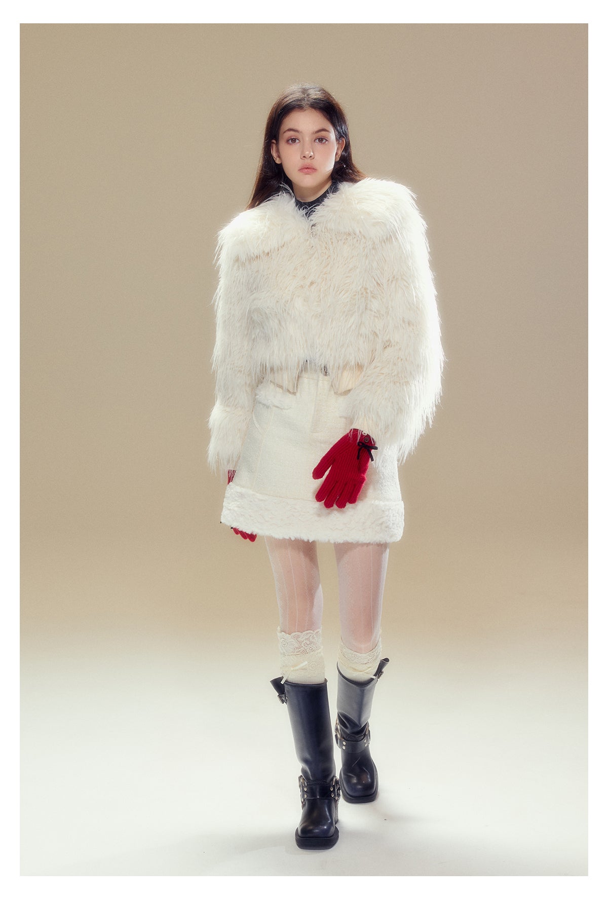 Short Length Reversible Fur Jacket