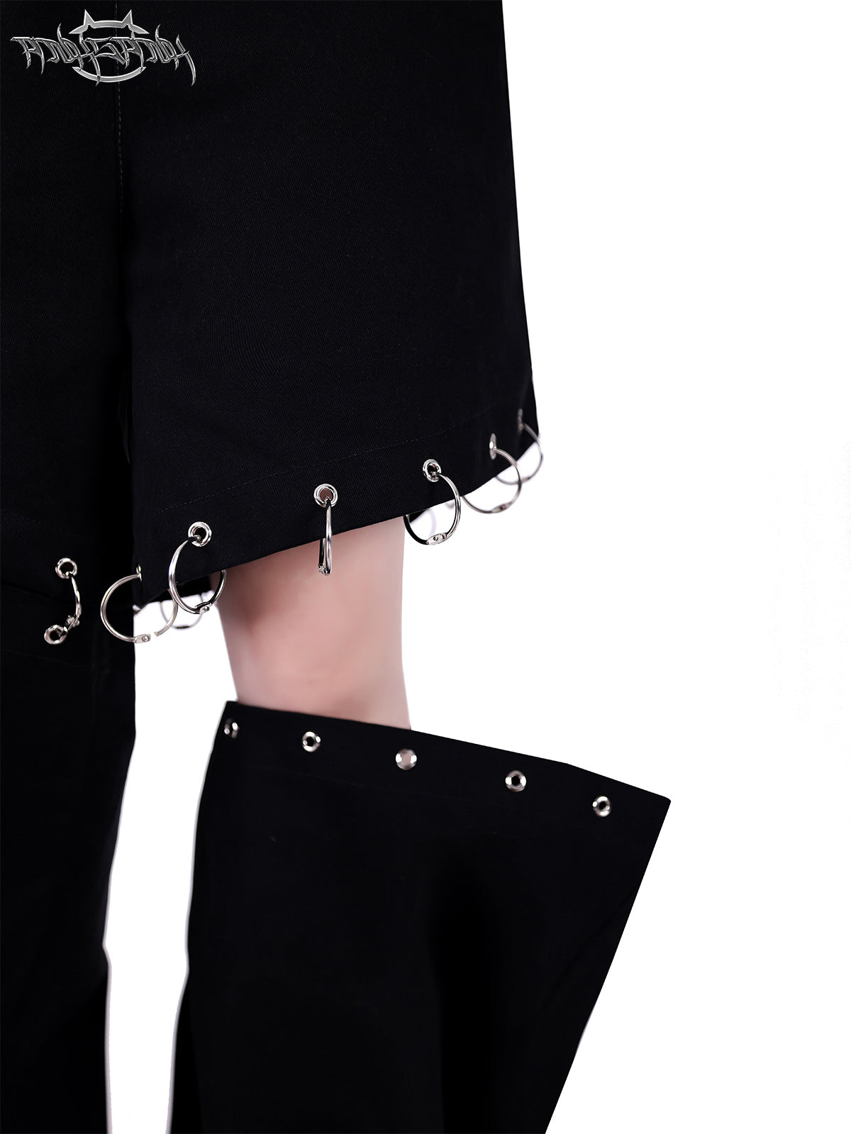 Frame layered 2-way knuckle pants