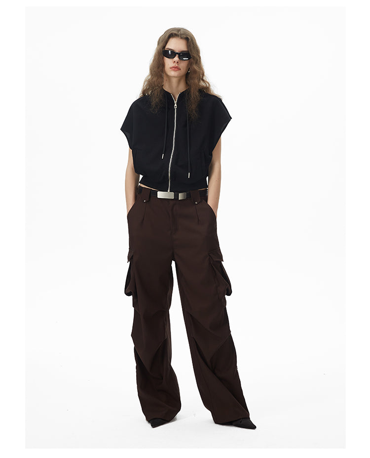 Loose Straight Multi-pocket Casual Cargo Pants