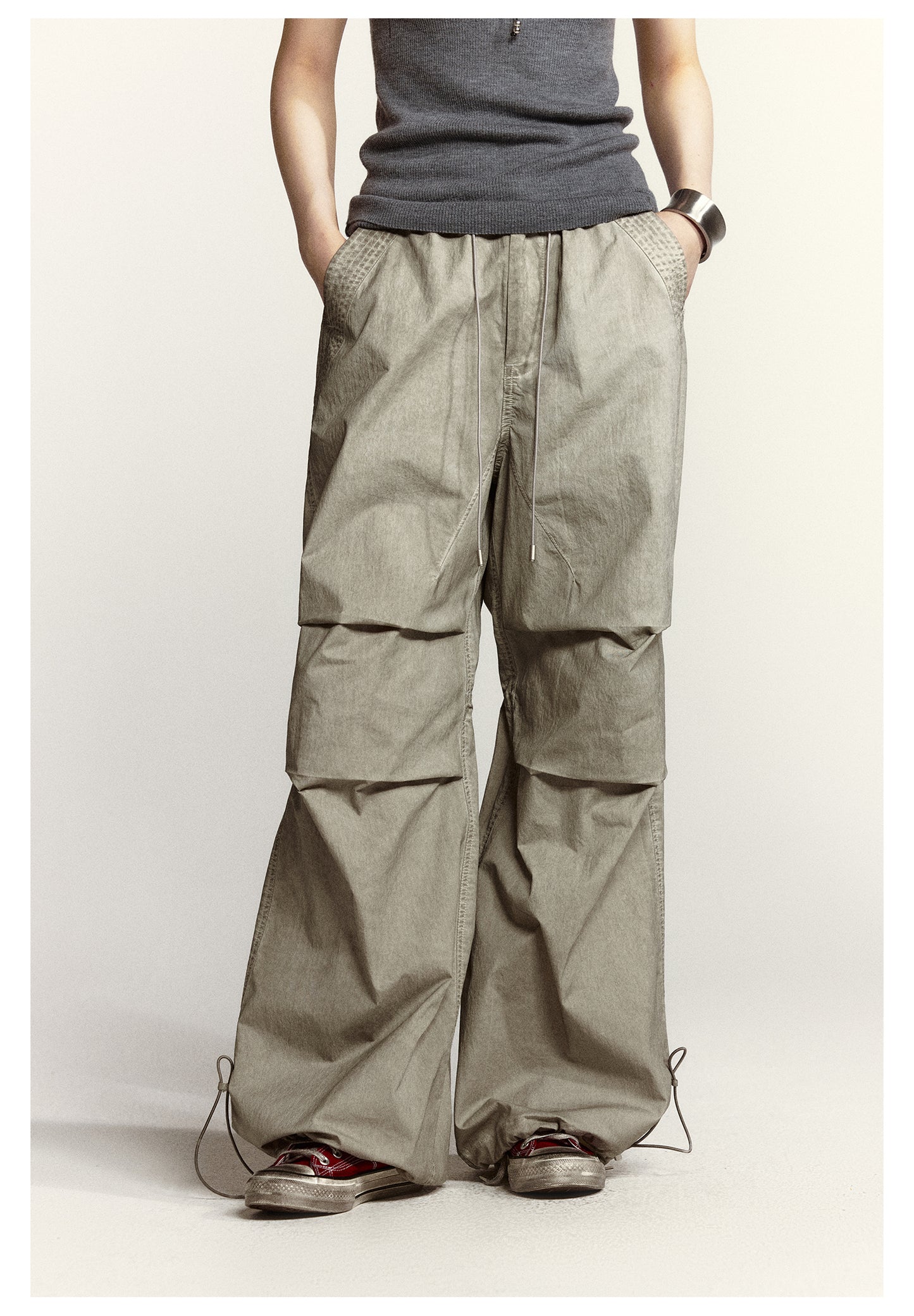 Loose Straight Work Casual Pants