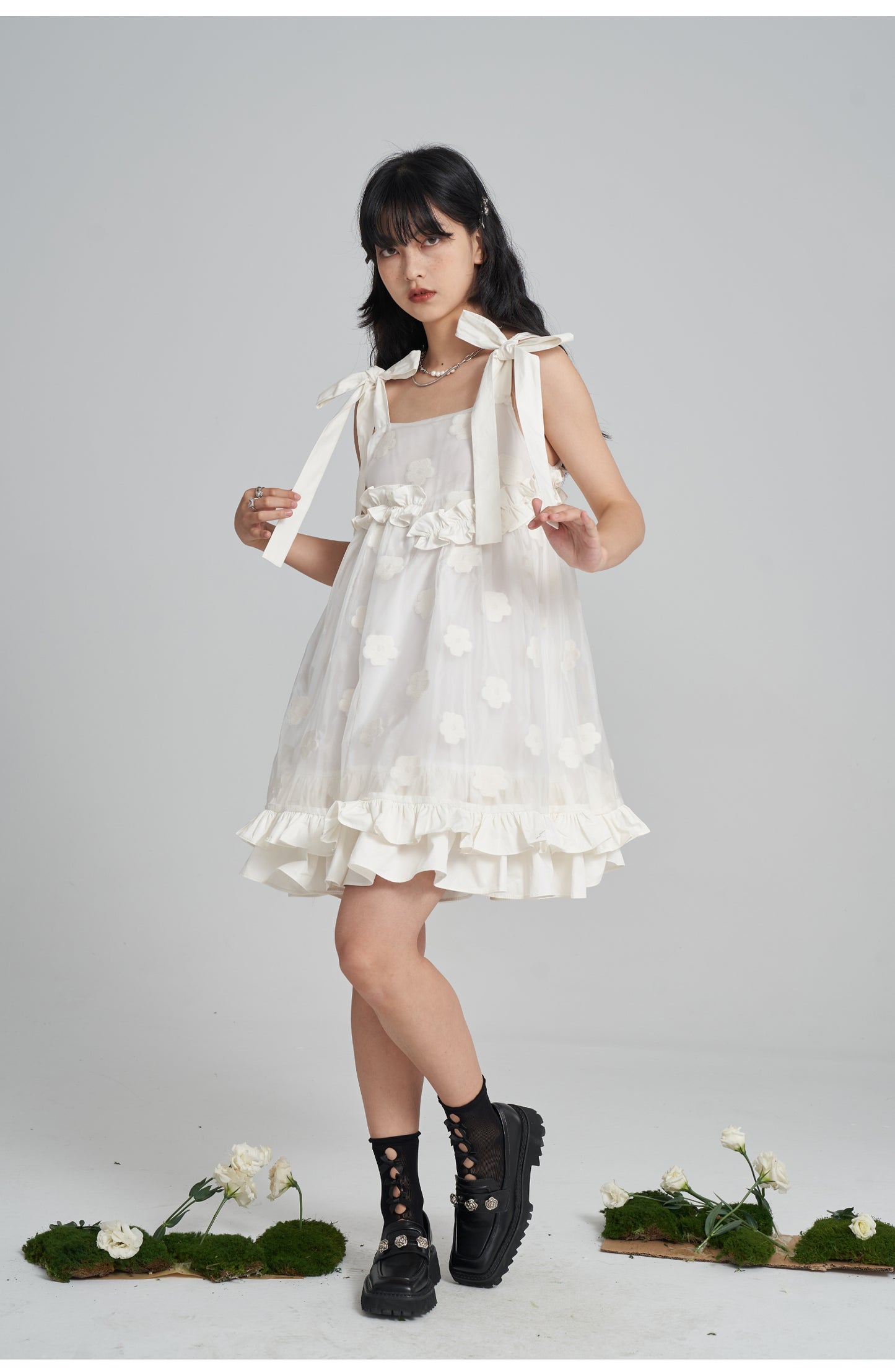 Sweet Design Suspender Dress