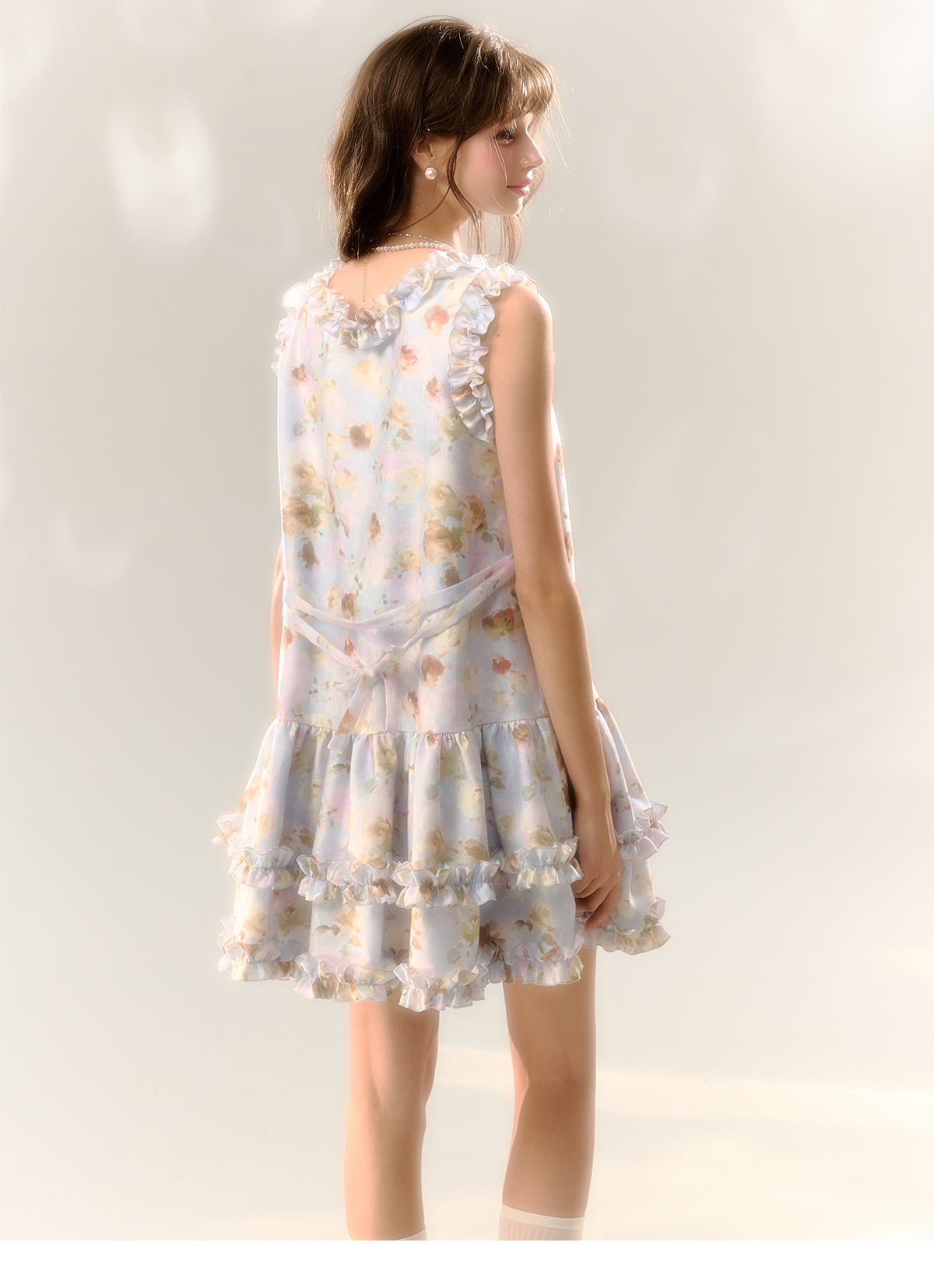 Floral A-line dress