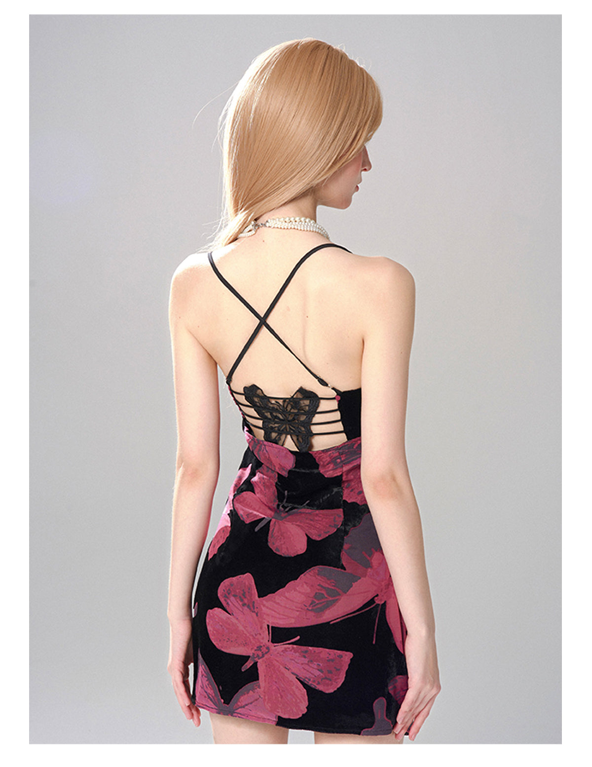 Waist Slim Backless Dress