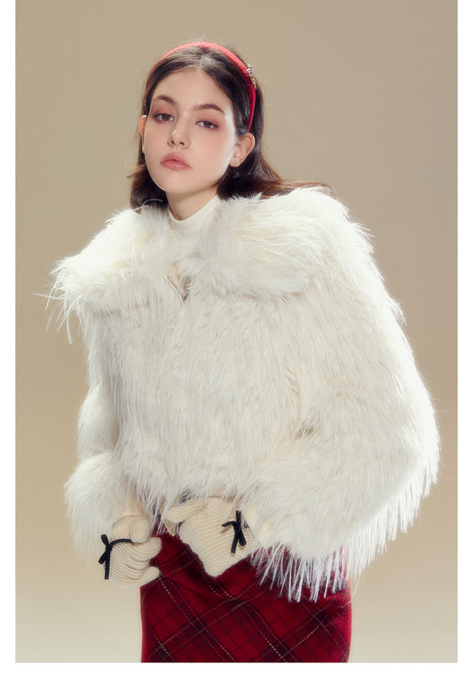 Short Length Reversible Fur Jacket