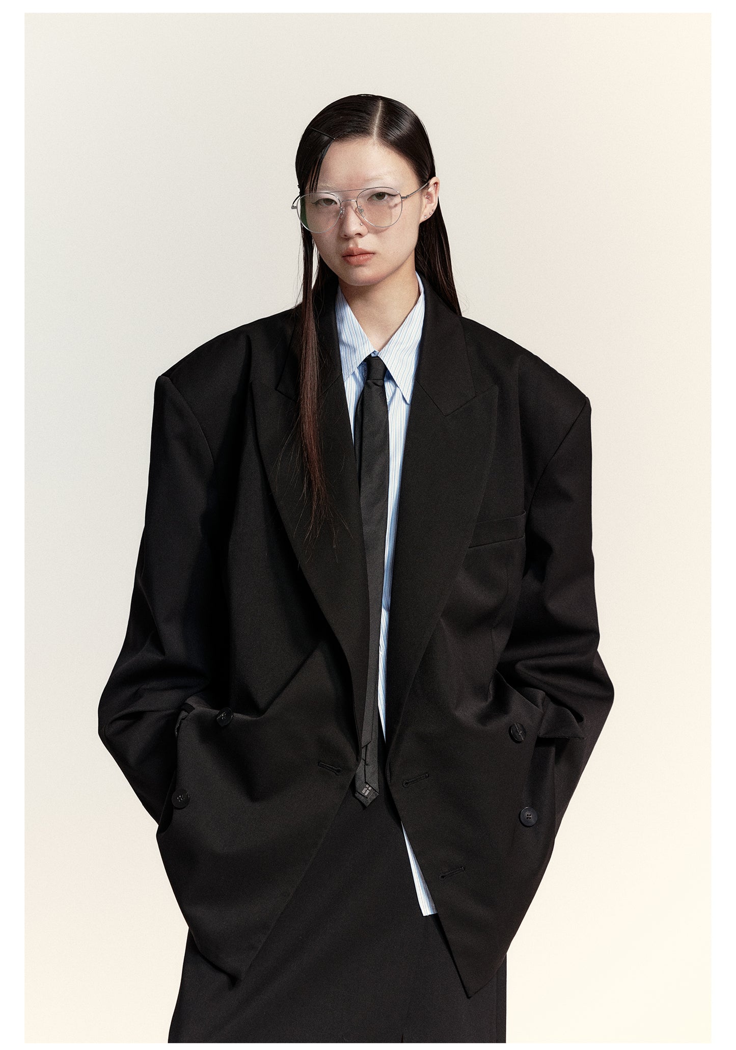 oversized dress jacket Stone Linen Look Double Breasted Oversized Blazer Dress