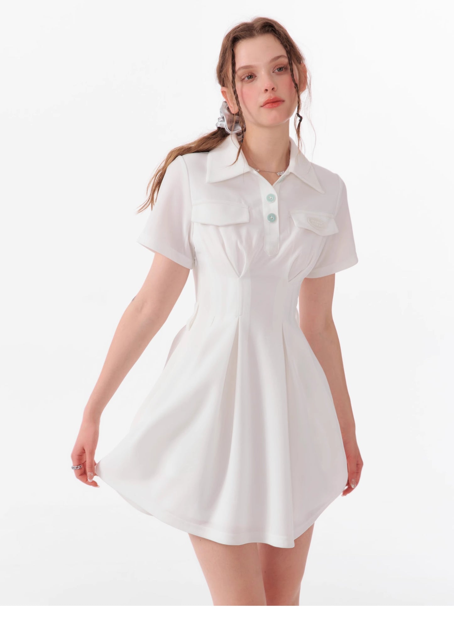 American Retro College Style Dress