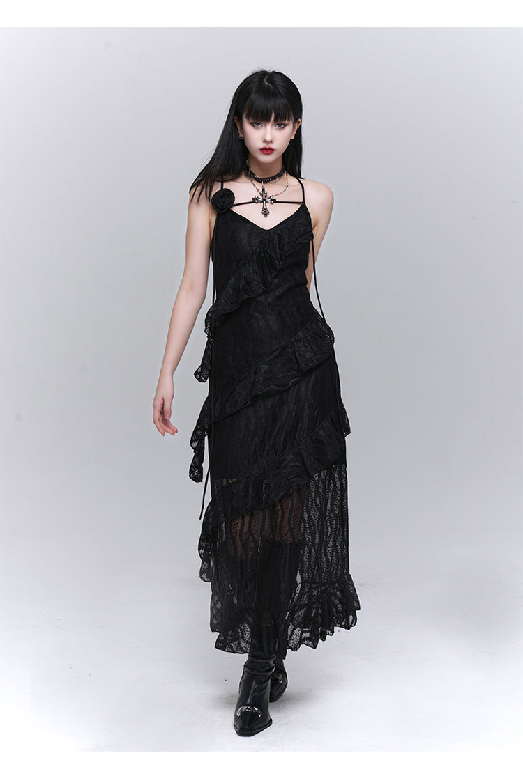 Niche Design Suspender Dress