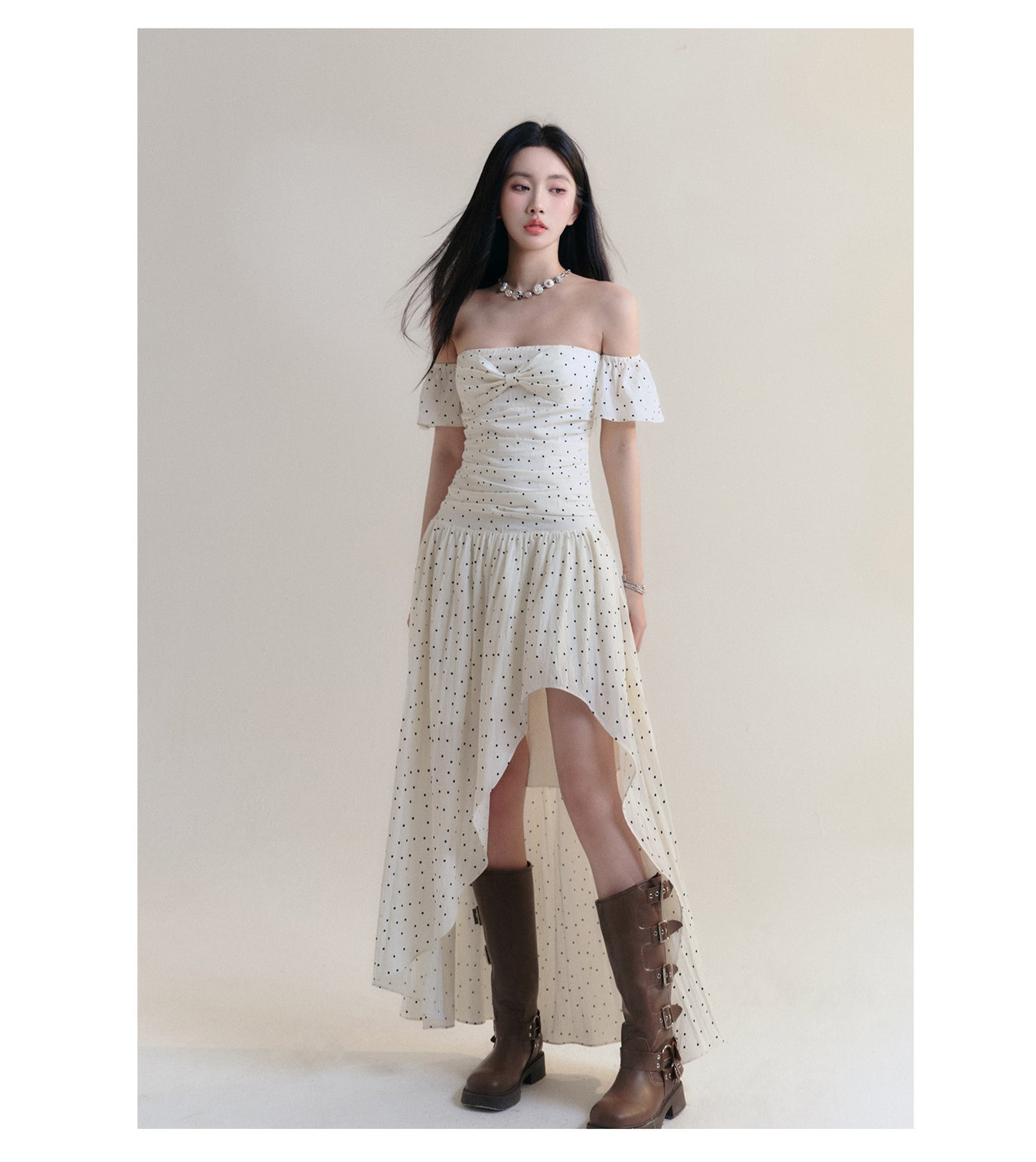 Bohemian One Shoulder Dress