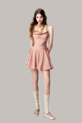 Square Neck Short Length Ballet Dress