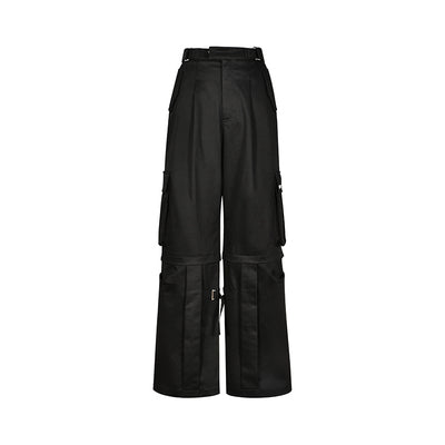 Loose Straight Multi-pocket Casual Pants