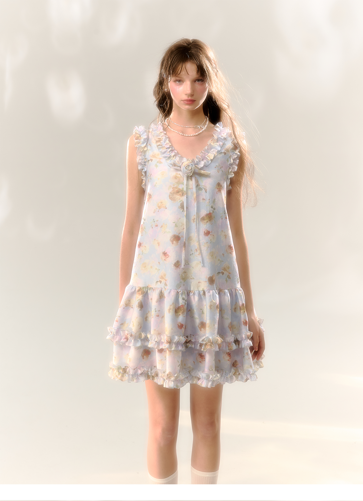 Floral A-line dress