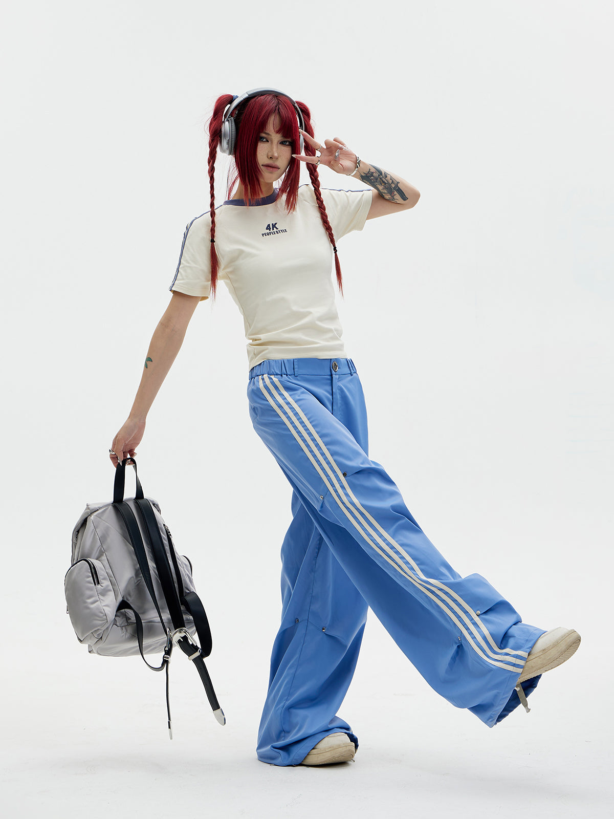 Wide Leg Sideline Casual Pants