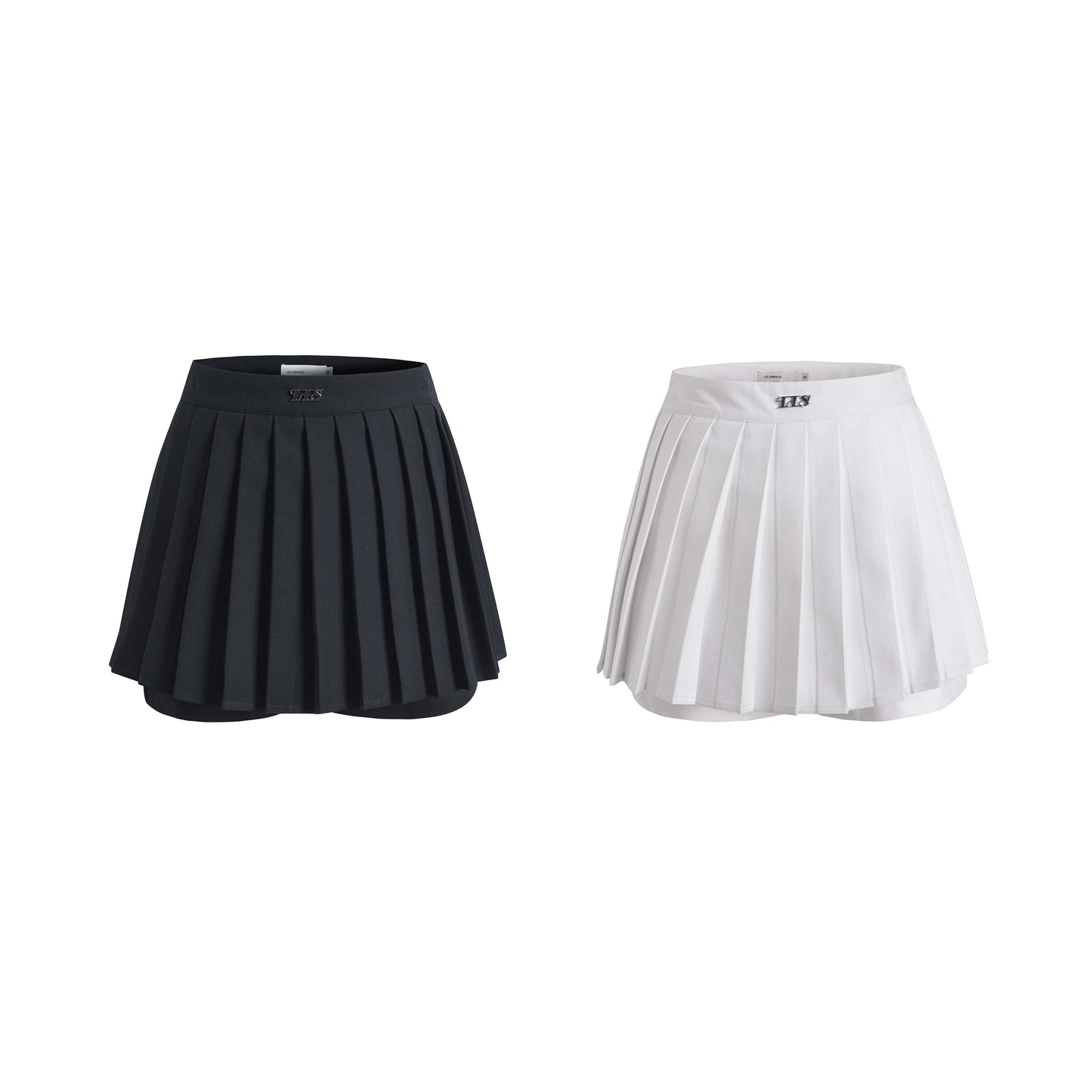 Short Length Pleated Skirt Pants