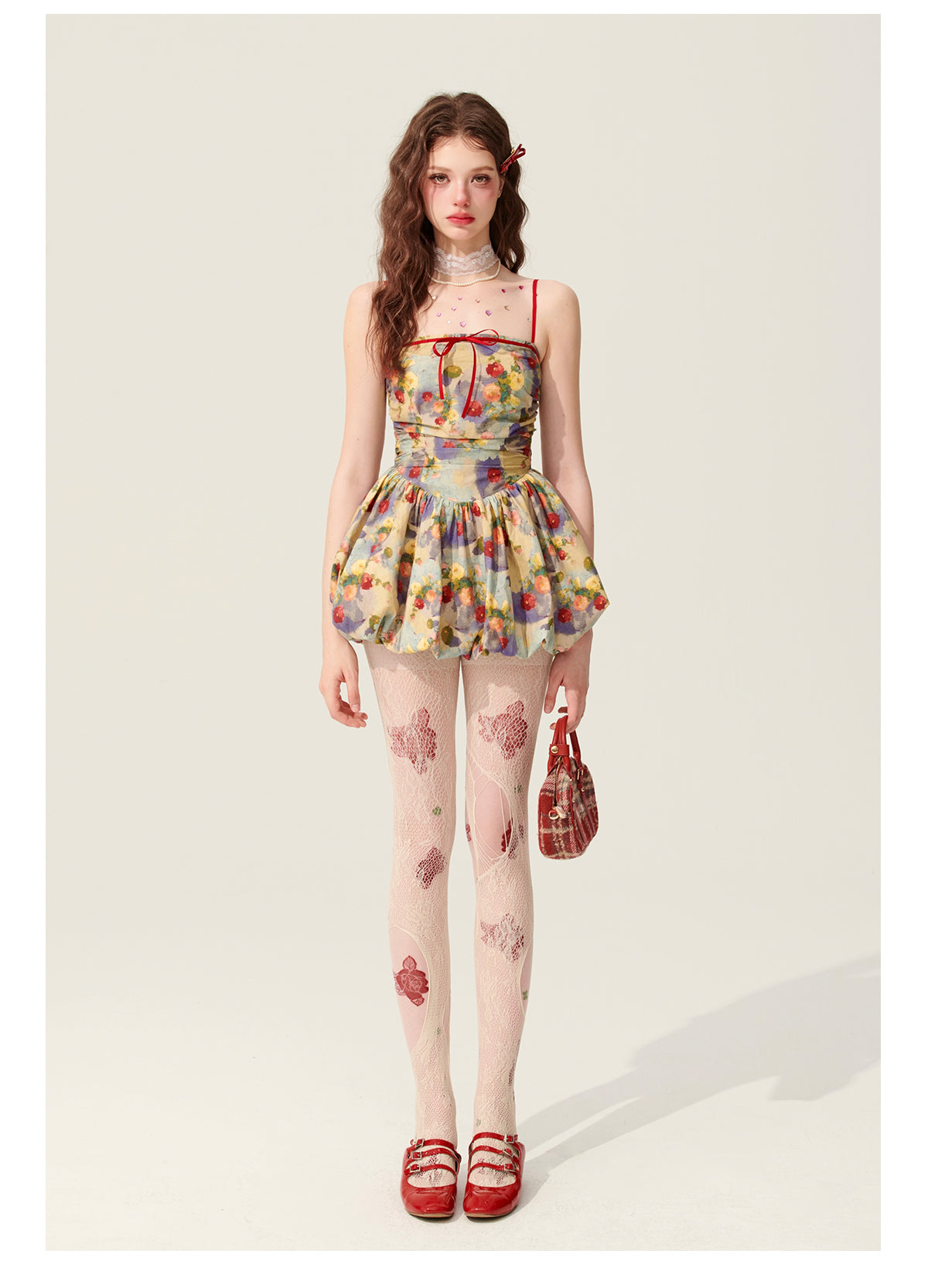 A-line Oil Painting Dress