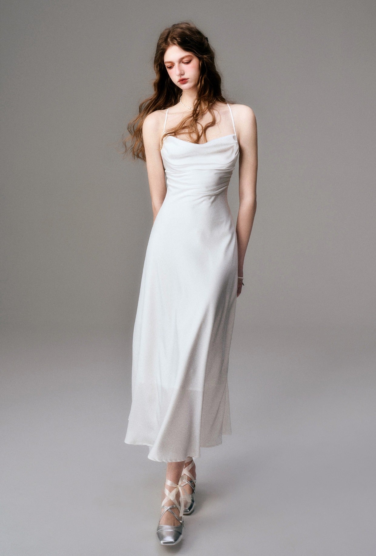 Formal Suspender Long Length Dress