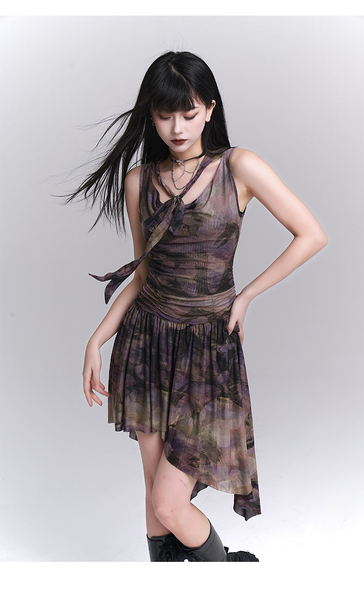 Niche design suspender dress