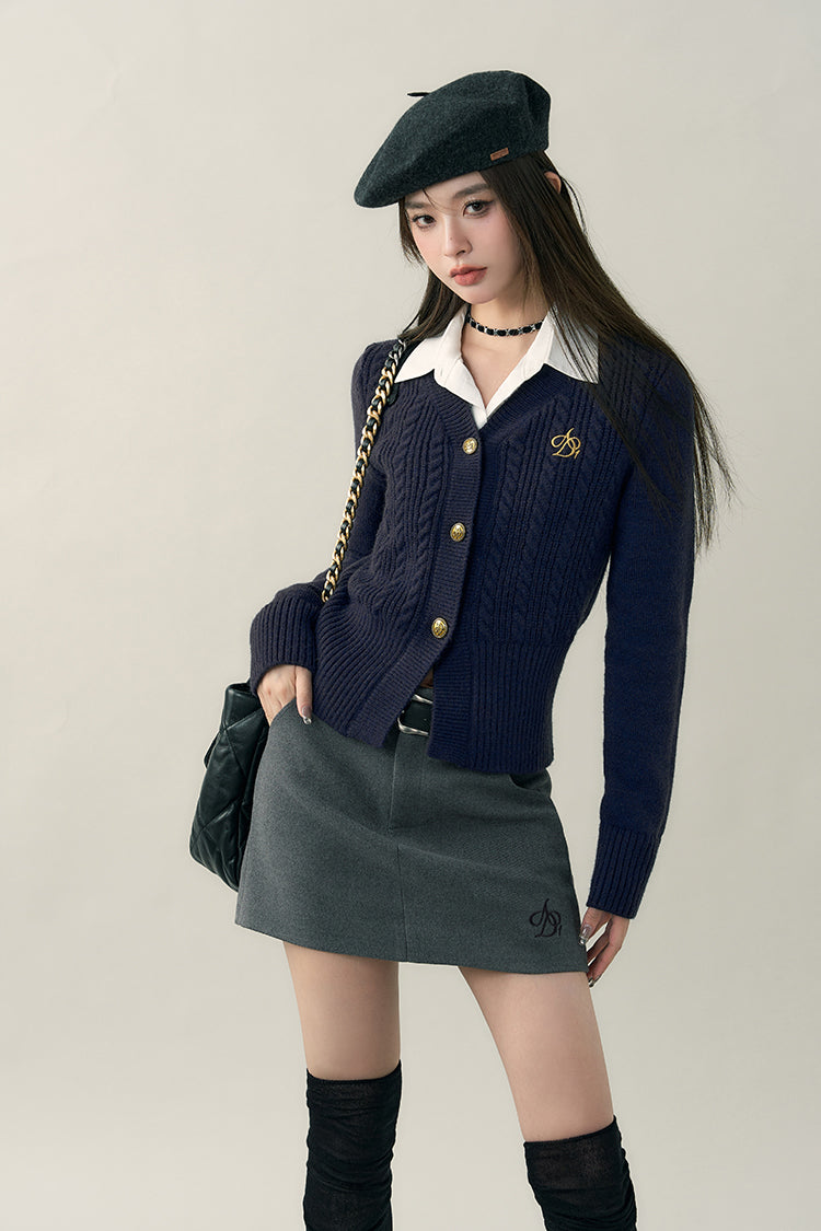 College A-Line Short Skirt