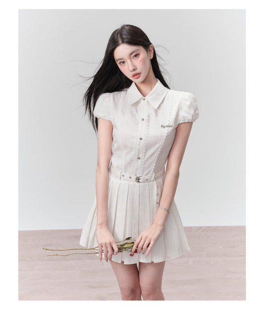 French Waist Shirt Dress