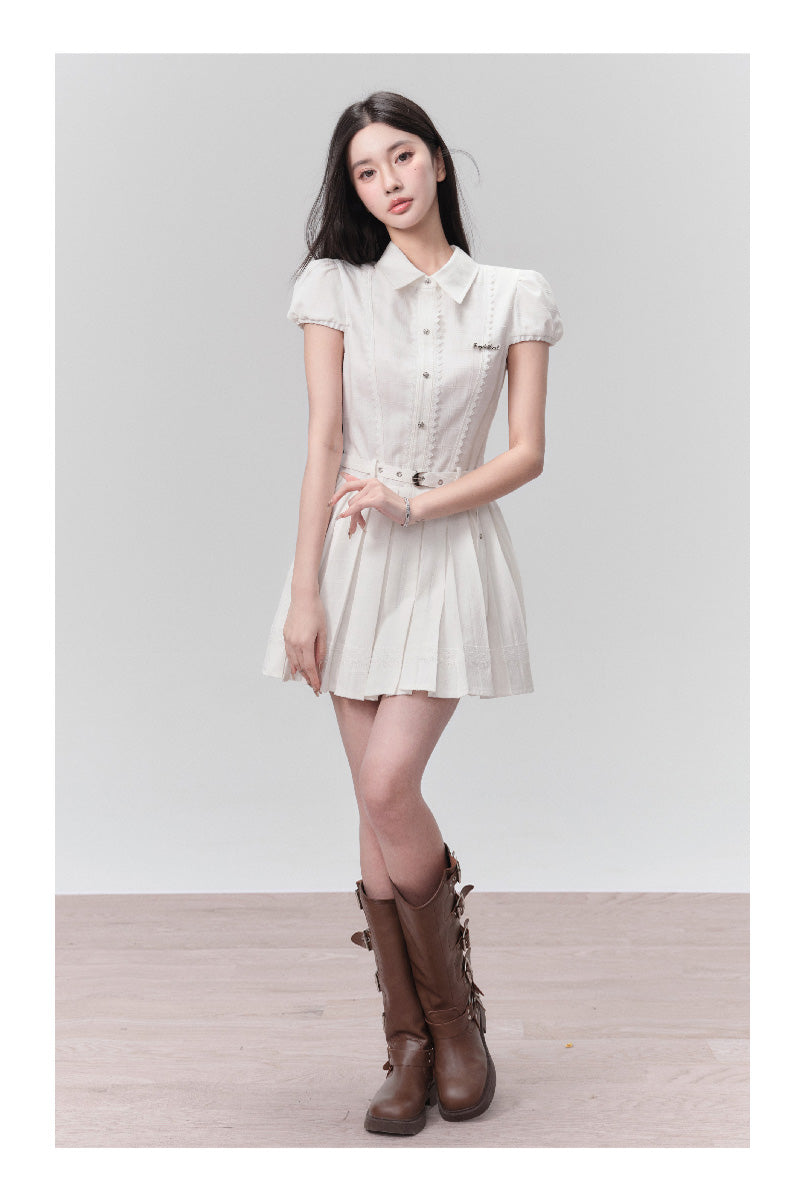 French Waist Shirt Dress