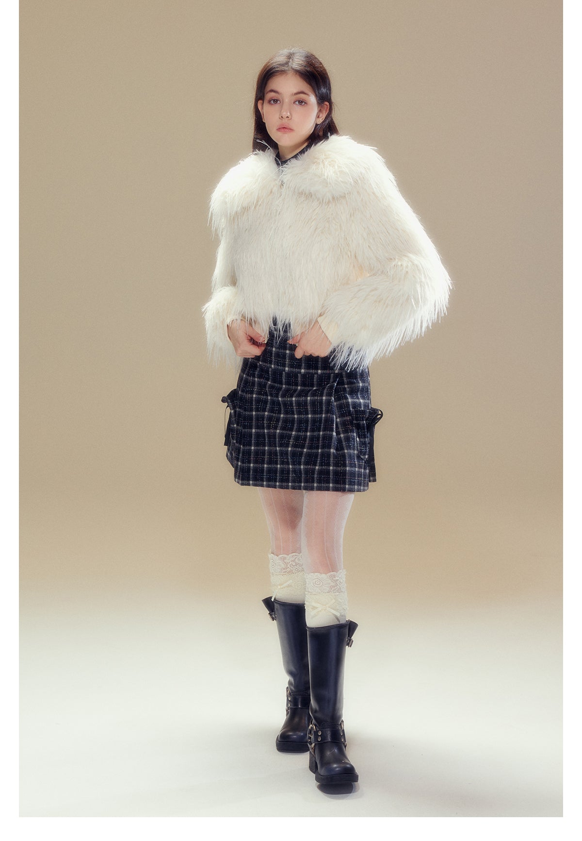 Short Length Reversible Fur Jacket