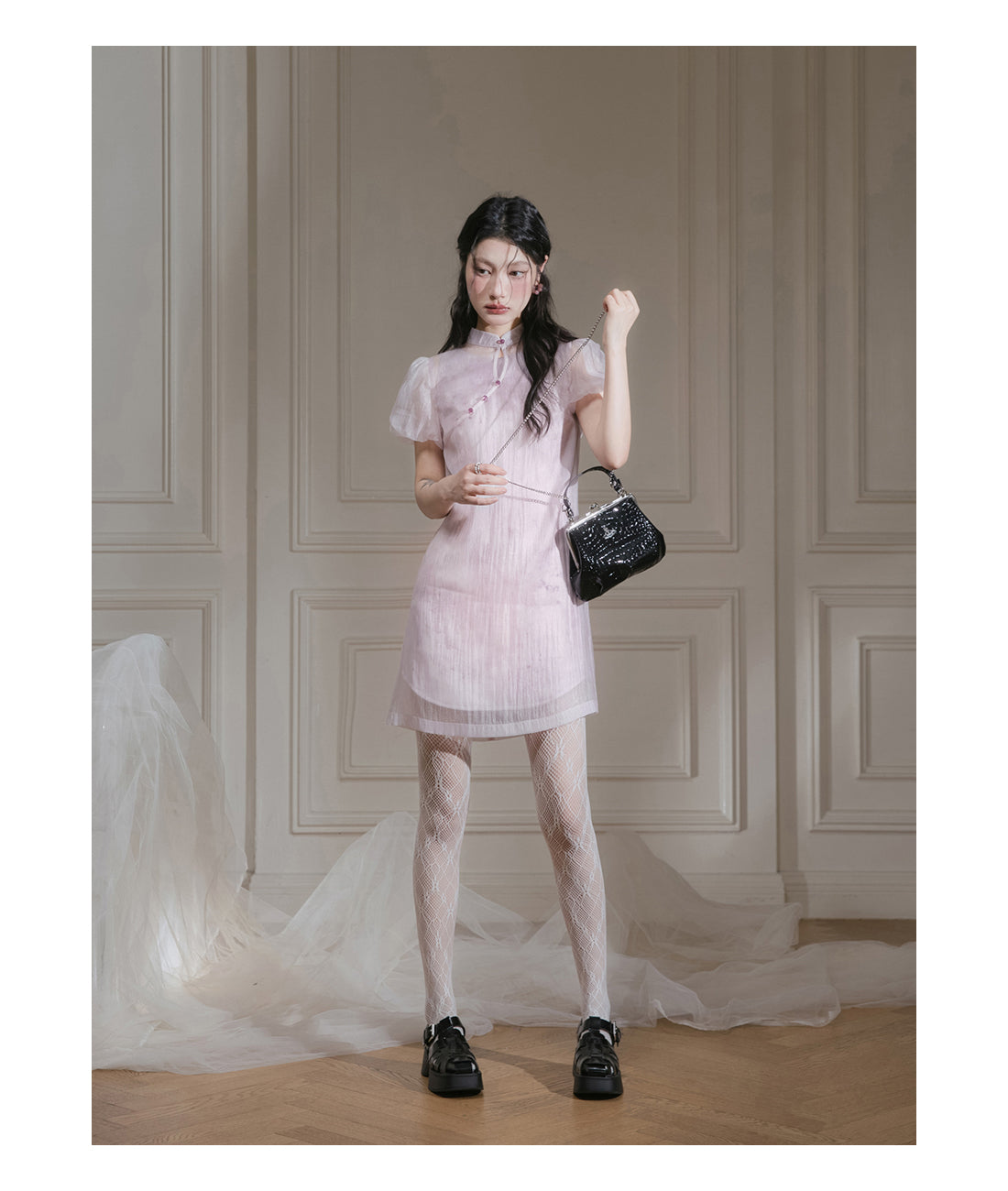 Chinese Layered Two Piece Dress