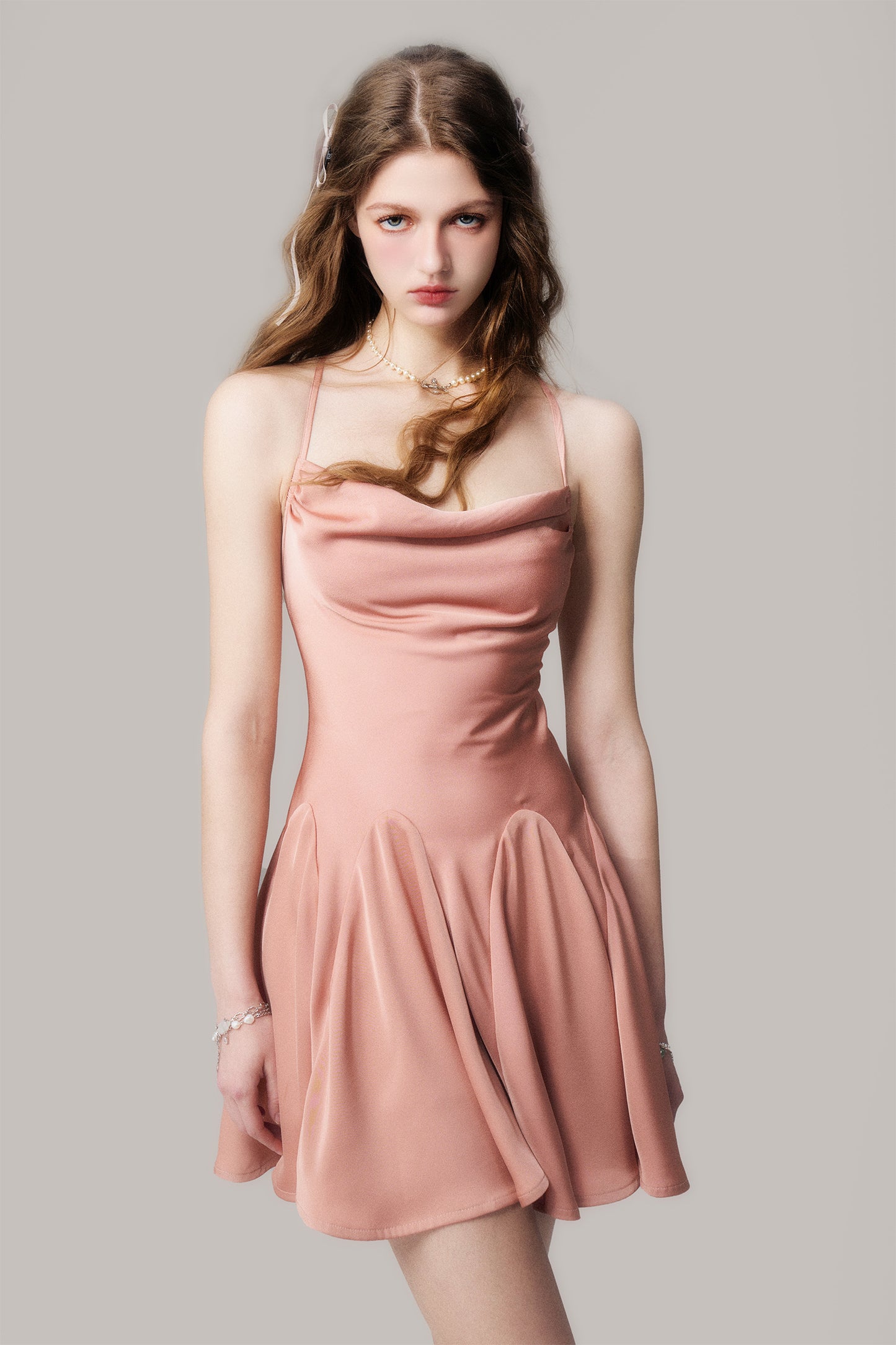 Square Neck Short Length Ballet Dress