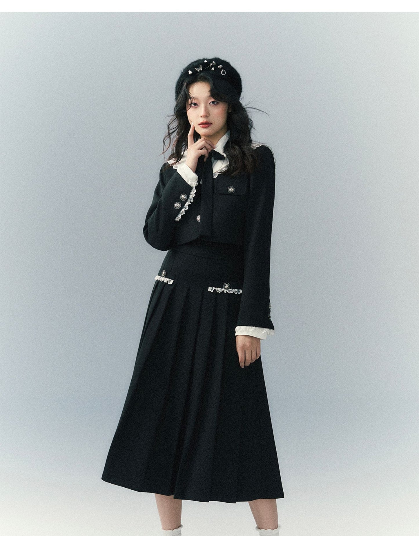 Autumn High Waist Long Skirt