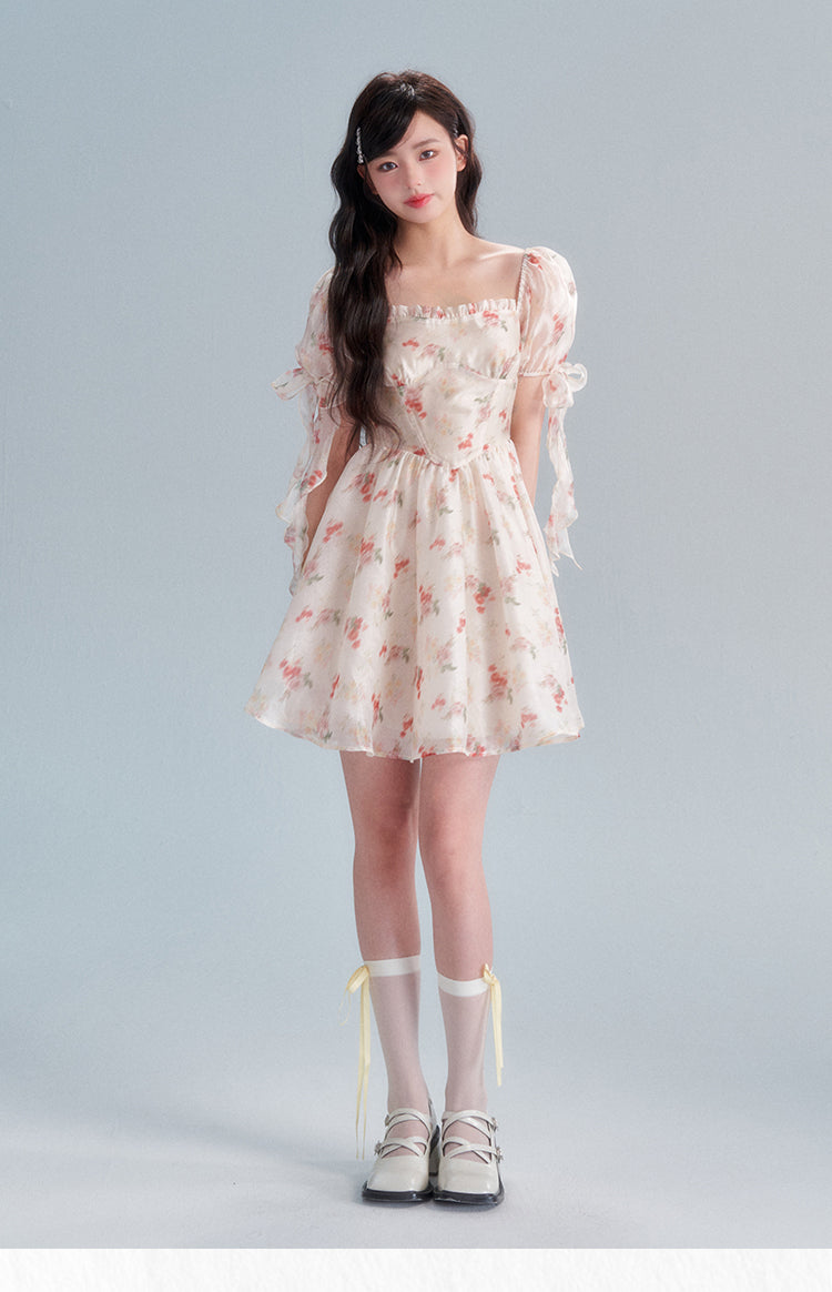 Sweet Cherry Romantic Dress