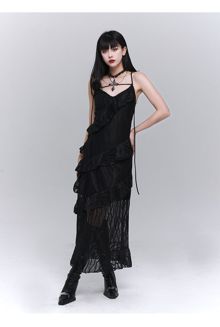 Niche Design Suspender Dress