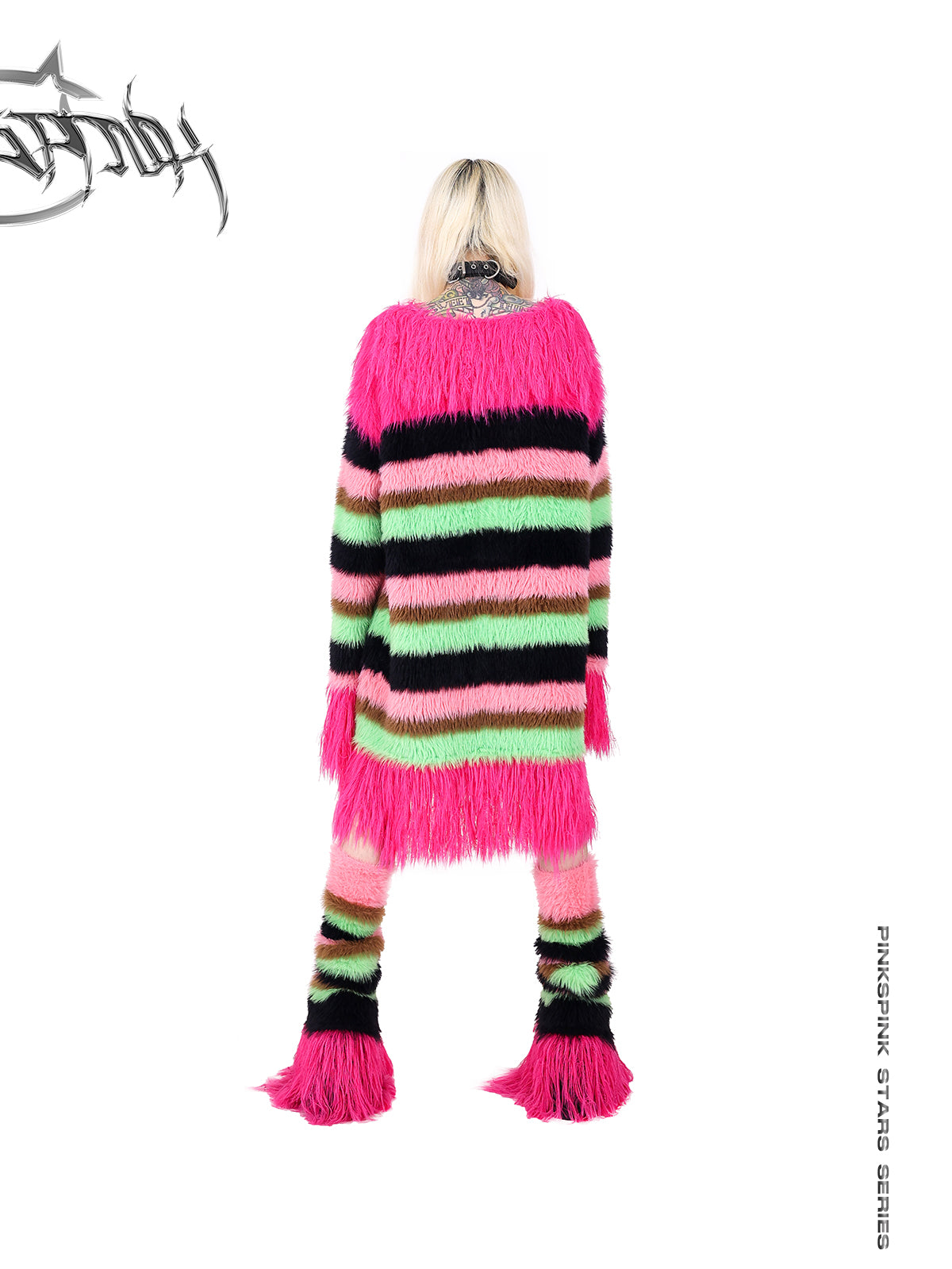 Striped Knit Leg Warmers