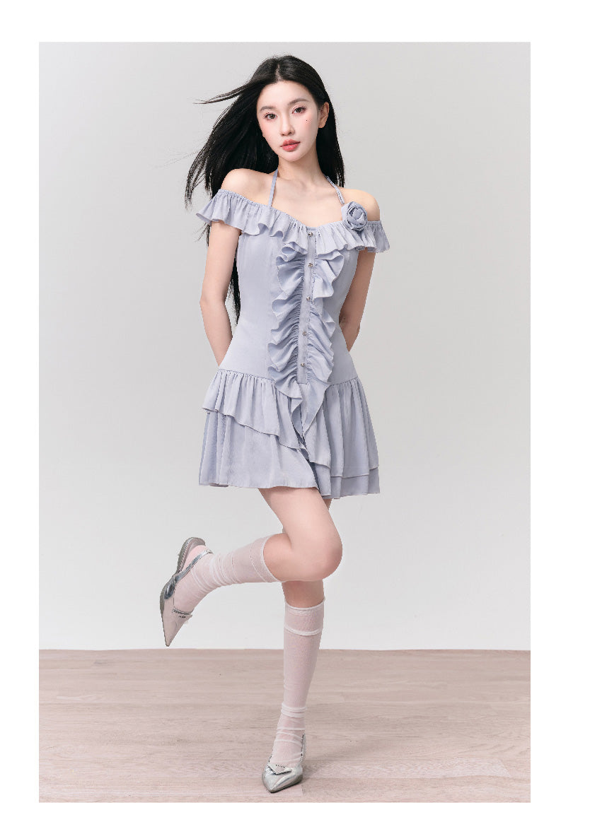 French Romantic Frilled Dress