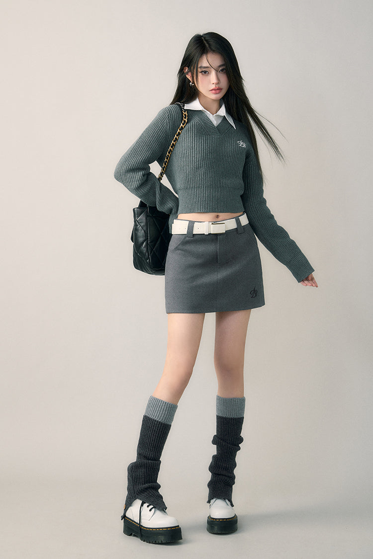 College A-Line Short Skirt