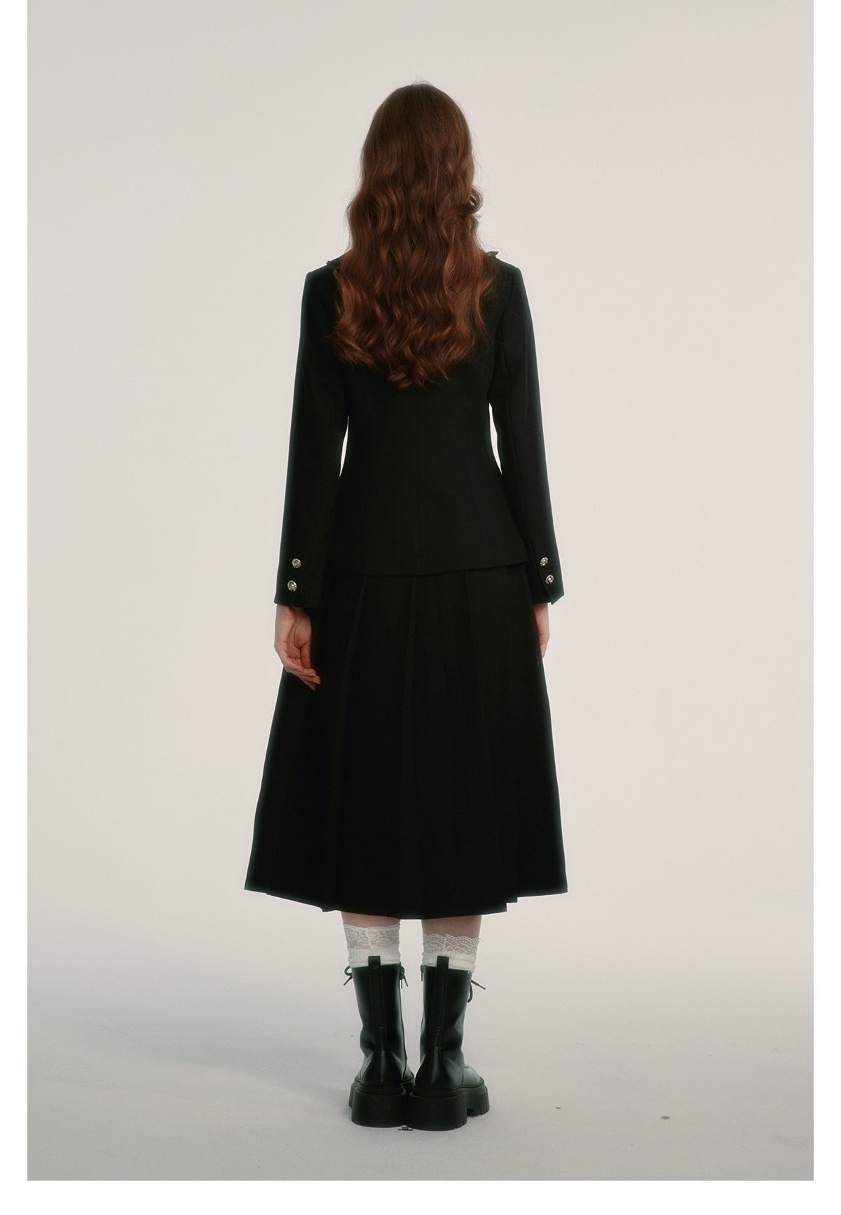 Black Swan Half-Skirt Pleated Set-Up