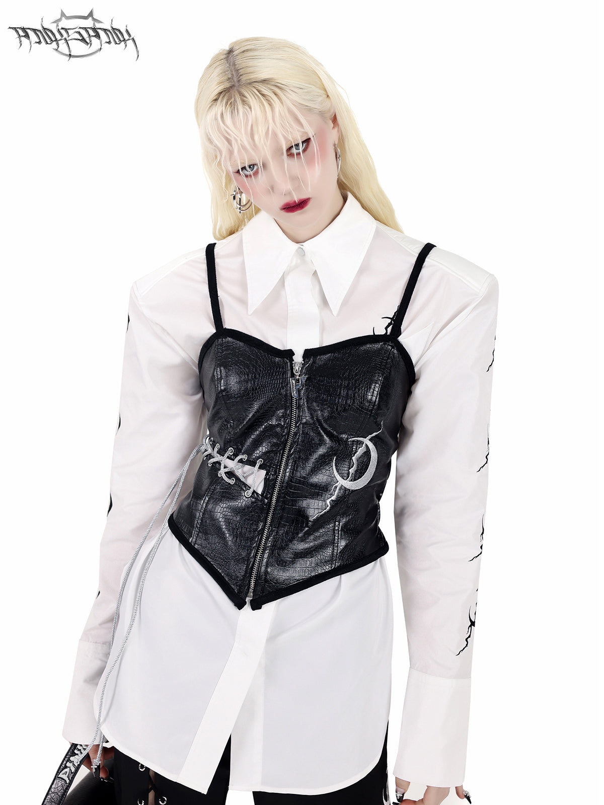 Moon Logo Shoulder Pad Y Shirt