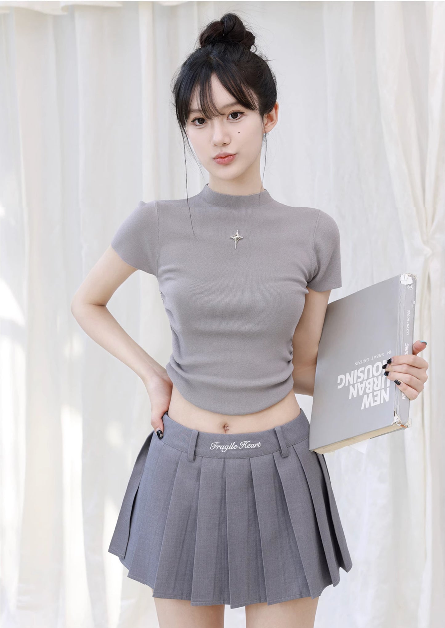 Short length  pleated skirts