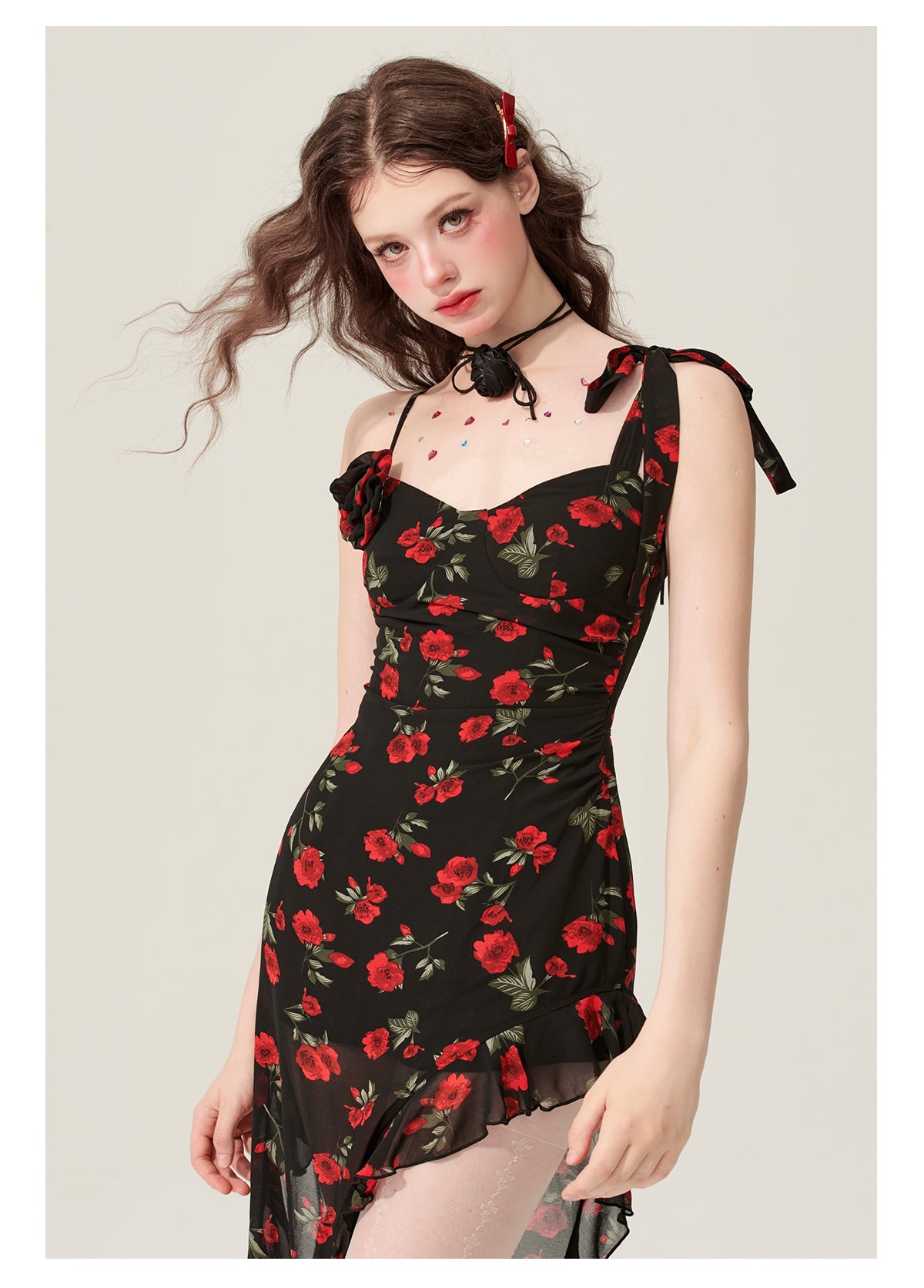 Floral Frill Dress